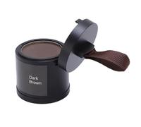 YUYTE Poudre de Coiffure 10G, Remplissage des Cheveux Capulaires, Doux Durable Cache les Racines Grises avec Miroir et Bouffée pour les Types de Cheveux (Marron foncé)