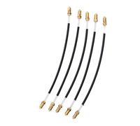 YUYTE pour Violon Corde [Version Mise à Niveau 2024] 5 Pièces de Queue de Violon en Nylon avec Connecteur à Vis en Laiton pour 3/4 et 4/ - Accessoire Stable et Pratique