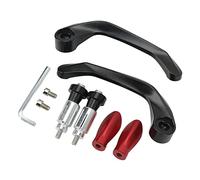 YUYTE Protection de Frein de Moto, Finition Anodisée pour Guidon de 22mm, Ajustement Universel, Impact, Installation Facile pour amélioré (rouge)