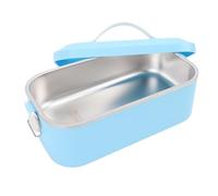 YUYTE Récipient de Rangement Alimentaire, Récipient à Salade pour Déjeuner avec Pack de Glace et Couvercles à L'épreuve, Acier Inoxydable L Préparez des Boîtes à Lunch pour Les (Blue)