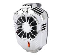 YUYTE Refroidisseur Magnétique de Téléphone Portable, Refroidissement par Glace Empêchant la Chute du Cadre, Ventilateur de Refroidissement Efficace à 2 Vitesses pour Téléphone,