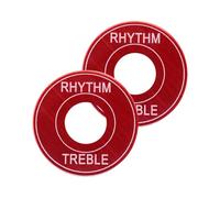 YUYTE Remplacement de Commutateur à Bascule de Guitare en Alliage d'aluminium de 2 Paquets pour Guitare électrique EPI avec Installation Adhésive Facile (rouge)