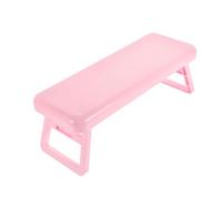 YUYTE Repose-bras Ergonomique pour Ongles avec Design Creux profilé, Compatible avec Lampe à Polymériser pour Salon de Manucure, Support de Main en Plastique 27,8 X 10,2 X 10 Cm (PINK)