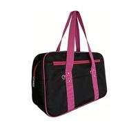 YUYTE Sac D'école Japonais, Sac à Main D'uniforme, Cartable animé avec Compartiment Spacieux de 15,75x11,81x5,91 Pouces pour les Déplacements Scolaires et les Vêtements Décontractés (BLACK)