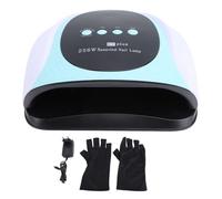 YUYTE Sèche-Ongles 256 W, Double Source de Lumière à Séchage Rapide, Lampe à Ongles LED avec 3 Réglages de Minuterie, pour Salon Professionnel de Manucure Domicile (Prise UE)
