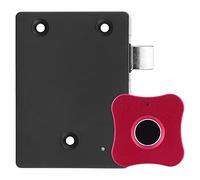 YUYTE Serrure à Empreinte Digitale pour Armoires et Tiroirs, Biométrique, Conception en Alliage d'aluminium, Accès Multi-utilisateurs, Forme de Fleur (Panneau en alliage d'aluminium en forme de