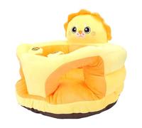 YUYTE Siège bébé en Peluche de Dessin animé avec Support Dorsal, Chaise bébé Douce pour Apprendre à S'asseoir Indépendamment (Lionne)