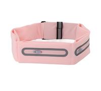 YUYTE Slim Running Belt Fanny Pack, Courroie de Course pour Hommes, Femmes, Pochette de Jogging Sécurisée pour Le Téléphone, Les Clés et Les éléments Essentiels, Idéal pour Les (Pink)