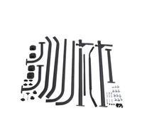 YUYTE Station de Barre de Traction, Tour de Puissance en Acier au Carbone avec Tuyaux en Acier épais de 70 Mm et Coussinets de Pieds Surdimensionnés de 10 Cm, pour équipement de