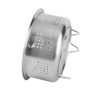 YUYTE Steel Basket Panier à Vapeur en Acier Inoxydable avec Poignée - Cuiseur à Riz pour Enlever le Sucre, Support de Cuisson à la Vapeur pour Légumes, œufs, Fruits et Plus Encore (13,8 cm)
