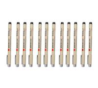 YUYTE Stylos à Ligne à Séchage Rapide, 12 Pièces, pour Dessiner et écrire avec de l'encre d'archives, pour Artistes et Designers