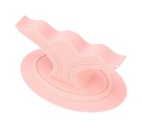 YUYTE Support de Doigt D'ongle en Silicone, Conception en Queue de Baleine avec Base à Ventouse Solide pour une Pratique de Nail Art Stable et Antidérapante, compatibilité Universelle (PINK)