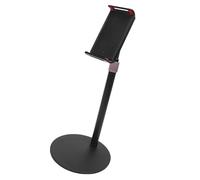 YUYTE Support de Tablette, Pince Rotative Réglable à 360 Degrés avec Tige Télescopique de 27,5 à 44 Cm, pour Le Streaming Vidéo en Direct, Le Chat et Le Visionnage de Films