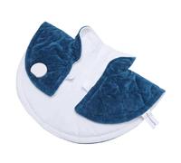 YUYTE Tampon de Chauffage D'épaule pondéré, Enveloppe Chauffée électrique pour le Cou et les épaules, Tissu Peluche 5 Niveaux de Chaleur 4 (Prise UE 220V)