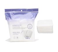 YUYTE Tampons Démaquillants Jetables, 3 Couches de Bords Pressés, Tampons Absorbants Double Face en Coton Doux pour le Nail Art et la beauté, avec Bords étroitement Collés pour éviter (100 pieces)