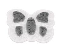 YUYTE Tapis de Nettoyage des Pieds, Brosse TPE PA avec Ventouses pour Salle de Bain, Douche, Coussin de Massage Exfoliant Double Action pour L'élimination des Peaux Mortes et la