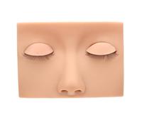 YUYTE Tête de Mannequin de Cils Réaliste avec Paupières Amovibles, Tête de Pratique D'extension de Cils pour L'entraînement, le Maquillage et L'application des, Modèle de (couleur de peau)