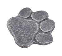 YUYTE Tombe Chien Chien Pierre Commémorative d'empreinte de Patte de, Marqueur de Tombe de de Lettrage de Bricolage, Monument d'animal de Compagnie Résistant aux Intempéries pour Pelouse et