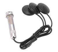 YUYTE Transducteur de Micro Piézo de 6,35 Mm, 3 Transducteurs pour Guitare, ukulélé, Mandoline, Banjo, avec Prise Audio pour Remplacer le Clou de Queue et Installer la Sangle