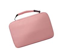 YUYTE Trousse de Toilette de Voyage, Trousse de Maquillage Portable à Suspendre avec Séparation Sèche et Humide et 3 Sections, pour Femmes et Hommes en Voyage d'affaires, Tissu (Pink)