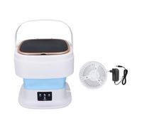 YUYTE YUYTE Machine à Laver Pliante, Machine à Laver Portable IPX4 11,5 L Grande Capacité 3 Modes de Minuterie Mini Laveuse Pliable avec Tuyau de Vidange pour Sous-Vêtements de Bébé (Prise UE)