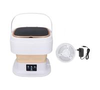 YUYTE YUYTE Machine à Laver Pliante, Machine à Laver Portable IPX4 11,5 L Grande Capacité 3 Modes de Minuterie Mini Laveuse Pliable avec Tuyau de Vidange pour Sous-Vêtements de Bébé (Prise UE)