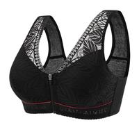 YUYUCH Soutien-Gorge de Sport à Fort Impact zippé sur Le Devant pour Femmes Soutien-Gorge en Dentelle sans Fil Grande Taille Soutien-Gorge t-Shirt à Couverture complète
