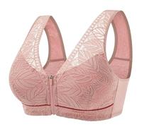 YUYUCH Soutien-Gorge de Sport à Fort Impact zippé sur Le Devant pour Femmes Soutien-Gorge en Dentelle sans Fil Grande Taille Soutien-Gorge t-Shirt à Couverture complète