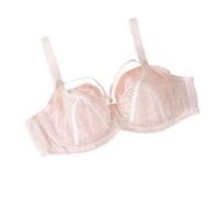 YUYUCH Soutiens-Gorge Grande Taille en Dentelle de Cils pour Femmes Soutiens-Gorge à Armatures à Couverture complète Minimizer Soutiens-Gorge Non doublés en Dentelle en Maille Respirante