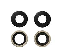 YuYue Electronic 2 pièces de Rechange en Verre pour caméra arrière Compatible avec 15/15 Plus