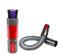 YUYUEMI Brosse à épousseter pour Dyson V7 sans rayures - Extension de tuyau flexible - Pièce de rechange pour aspirateur Dyson V7 V8 V10 V11 V12 V15 (brosse de dépoussiérage + poignée de tuyau)