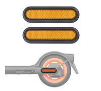 YUYUEMI Réflecteurs pour scooter électrique Xiaomi Mi4 Go - Housse réfléchissante et bande lumineuse jaune - Couverture de roue arrière Mi4 Go Ebike