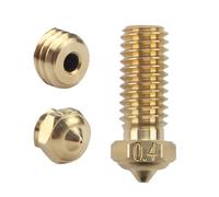 YUYUEMI X-Plus3 Buse pour imprimante 3D QiDi X-Plus 3/X-Max 3/X-Smart 3 0,4 mm/0,6 mm/0,8 mm buse en laiton résistant à l'usure (0,4 mm)