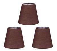YUYUETIME 3 pièces Abat-jour Tissu Lot pour Lampe à Suspension ou Murale Diffuseur de Lumière Décoratif pour Chambre et Salon Accessoires de Remplacement Résistants Décoloration
