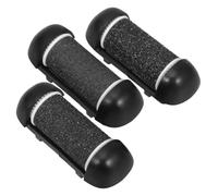YUYUETIME 3 pièces Têtes de Rechange pour Râpe Électrique Pédicure Abrasifs Noirs Extra Grossiers pour Soin des Accessoire pour Enlever Peau Dure et Callosités