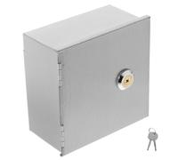 YUYUETIME Boîte de Protection Étanche Acier Inoxydable pour Prise Extérieure Antivol et Sécurité Protège Interrupteur et Prise Électrique Compatible Charge Ev Installation Murale Sécurisée