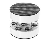 YUYUETIME Patins Anti-Vibrations pour Amplificateur à Ressort en Alliage | Autocollants Antidérapants, Protection , pour Enceintes et Lecteur Cd, Finition Argenté
