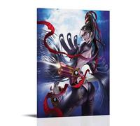 YUYUMEGDE Bayonetta II Poster décoratif sur toile pour chambre à coucher 60 x 90 cm