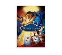 YUYUMEGDE Beauty And The Beast Movie Art Poster Peinture décorative sur toile pour salon, chambre à coucher, art mural, impression d'image moderne, décoration de salle familiale, 30 x 45 cm