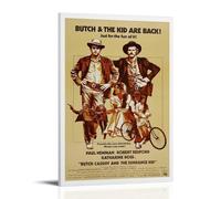 YUYUMEGDE Butch Cassidy et The Sundance Kid Poster décoratif sur toile pour chambre à coucher 40 x 60 cm