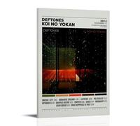 YUYUMEGDE Deftones Koi No Yokan Poster décoratif sur toile pour chambre à coucher 30 x 45 cm