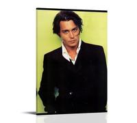 YUYUMEGDE Johnny Depp - Poster vintage décoratif sur toile - Affiches murales et image d'art moderne pour chambre à coucher (20 x 30 cm)