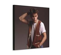 YUYUMEGDE Johnny Depp Young Poster d'art décoratif sur toile pour chambre à coucher - 70 x 70 cm