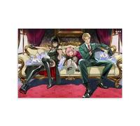 YUYUMEGDE Poster de la famille Anime Spy X - Peinture sur toile - Impression d'art moderne pour chambre à coucher - 40 x 60 cm