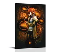 YUYUMEGDE Poster de la série télévisée Anime Steins Gate - Impression sur toile - Décoration murale moderne pour chambre à coucher - 40 x 60 cm