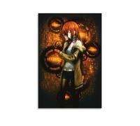 YUYUMEGDE Poster de la série télévisée Anime Steins Gate - Impression sur toile - Décoration murale moderne pour chambre à coucher - 20 x 30 cm