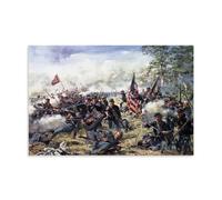YUYUMEGDE Poster décoratif sur toile 69e Pennsylvanie à Gettysburg - Affiches murales et art imprimé moderne pour chambre à coucher (50 x 75 cm)