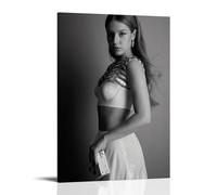 YUYUMEGDE Poster décoratif sur toile Adele Exarchopoulos - Impression sur toile - Décoration murale moderne pour chambre à coucher - 20 x 30 cm