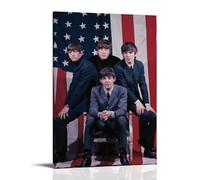 YUYUMEGDE Poster décoratif sur toile Beatles Come to American - Impression d'art moderne pour chambre à coucher - 40 x 60 cm