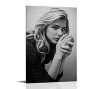 YUYUMEGDE Poster décoratif sur toile Chloe Grace Moretz - Impression sur toile moderne pour chambre à coucher - 40 x 60 cm